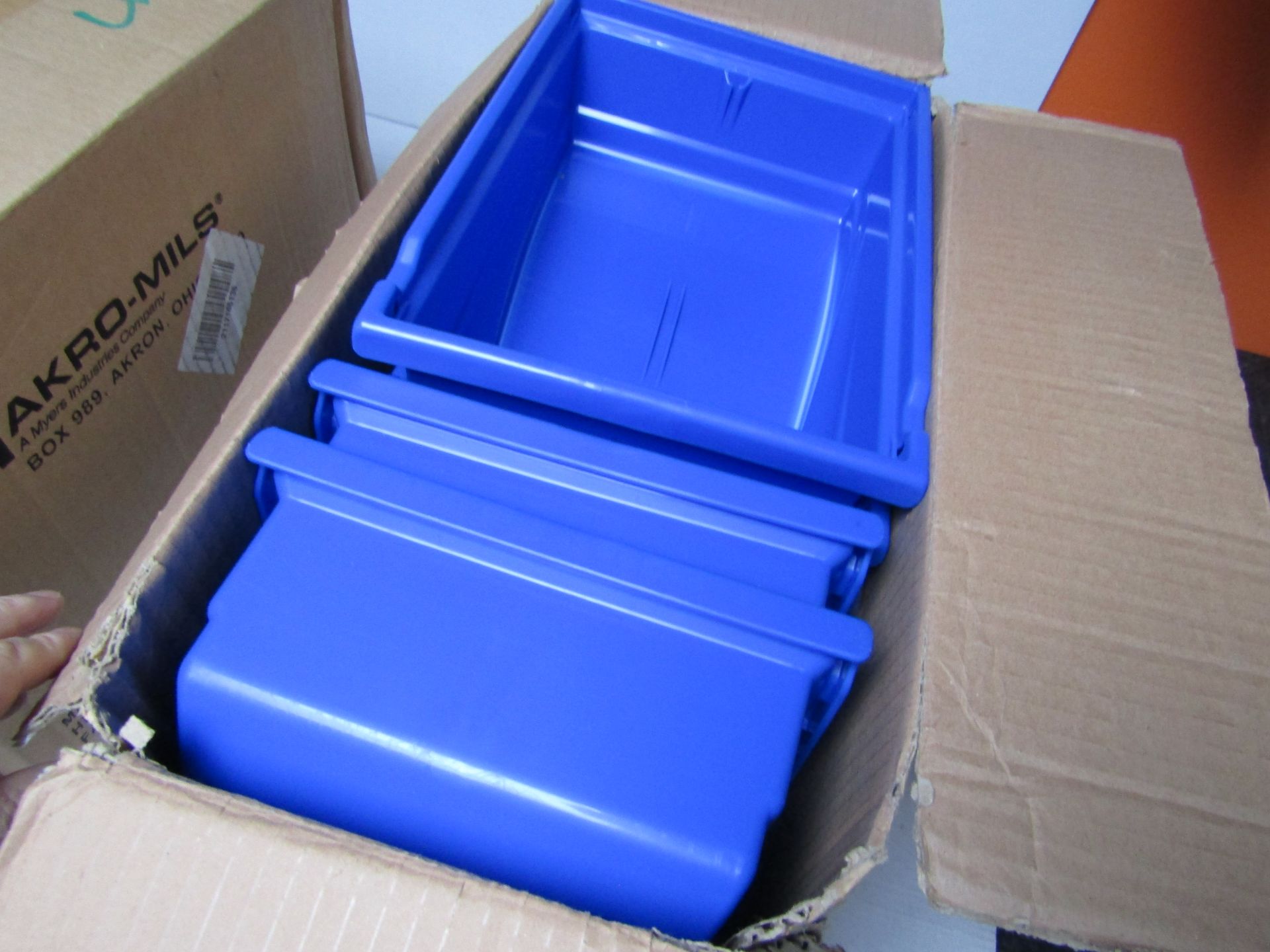 4 x boxes of Parts storage Bins. - Image 5 of 10