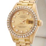 1989 Rolex DateJust 26 Diamond 18k Yellow Gold - 69138