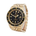 1981 Rolex GMT-Master Nipple Dial 18k Yellow Gold - 16758