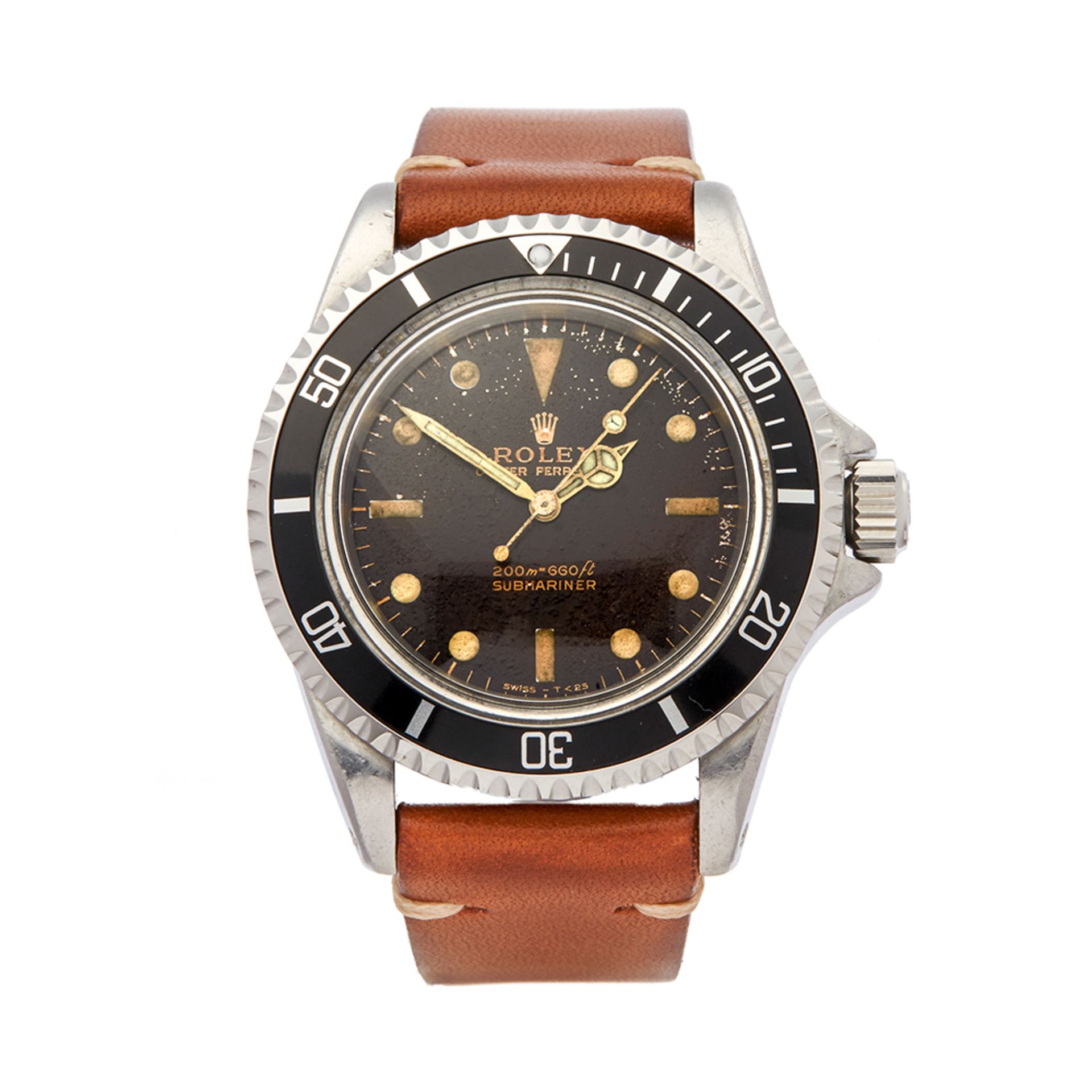 1964 Rolex Submariner Non Date Tropical Dial Stainless Steel - 5513 - Image 4 of 10