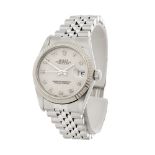 1990 Rolex DateJust 31 18k Stainless Steel & White Gold - 68274