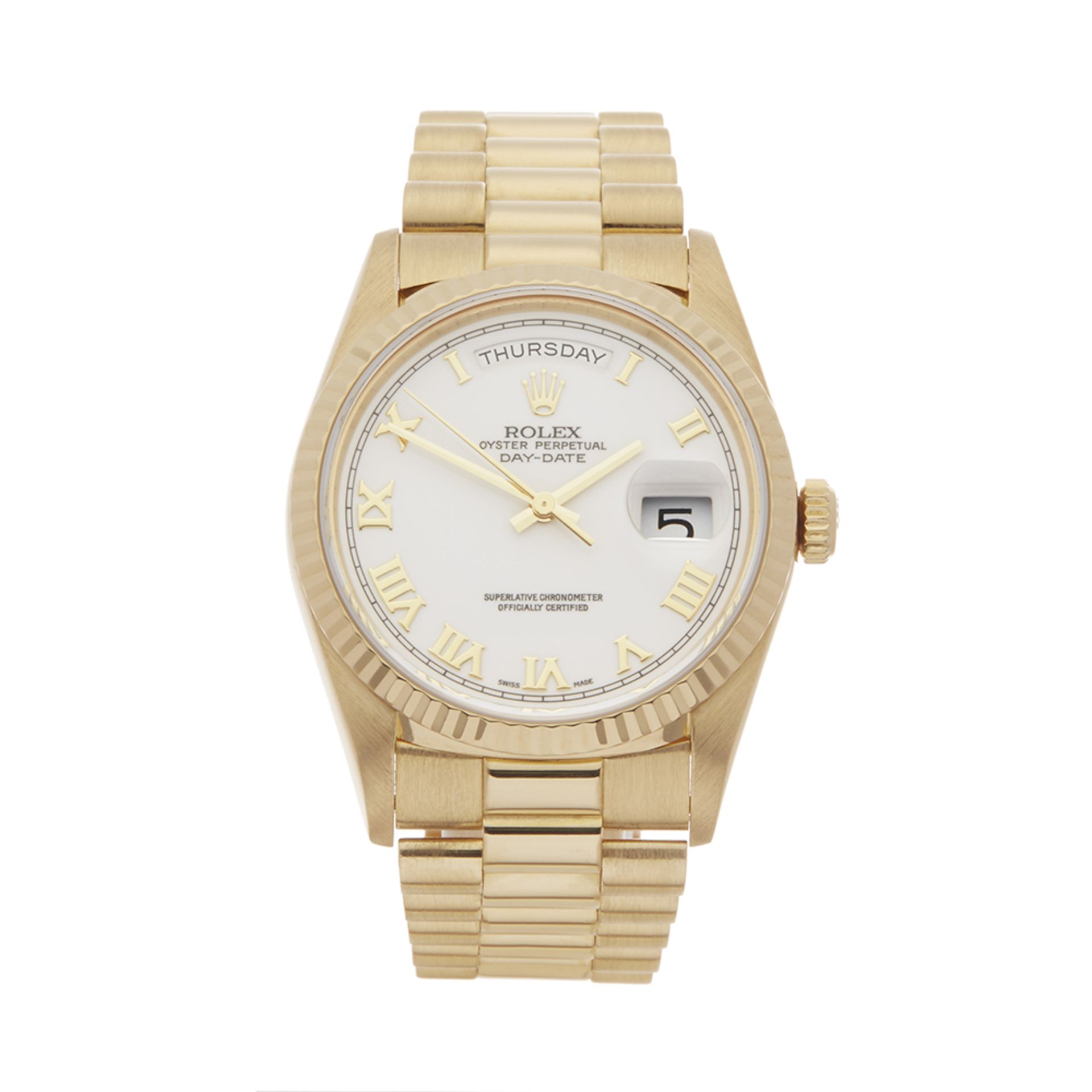 1991 Rolex Day-Date 36 18k Yellow Gold - 18238 - Image 6 of 6
