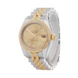 2005 Rolex DateJust 26 Diamond 18k Stainless Steel & Yellow Gold - 179173