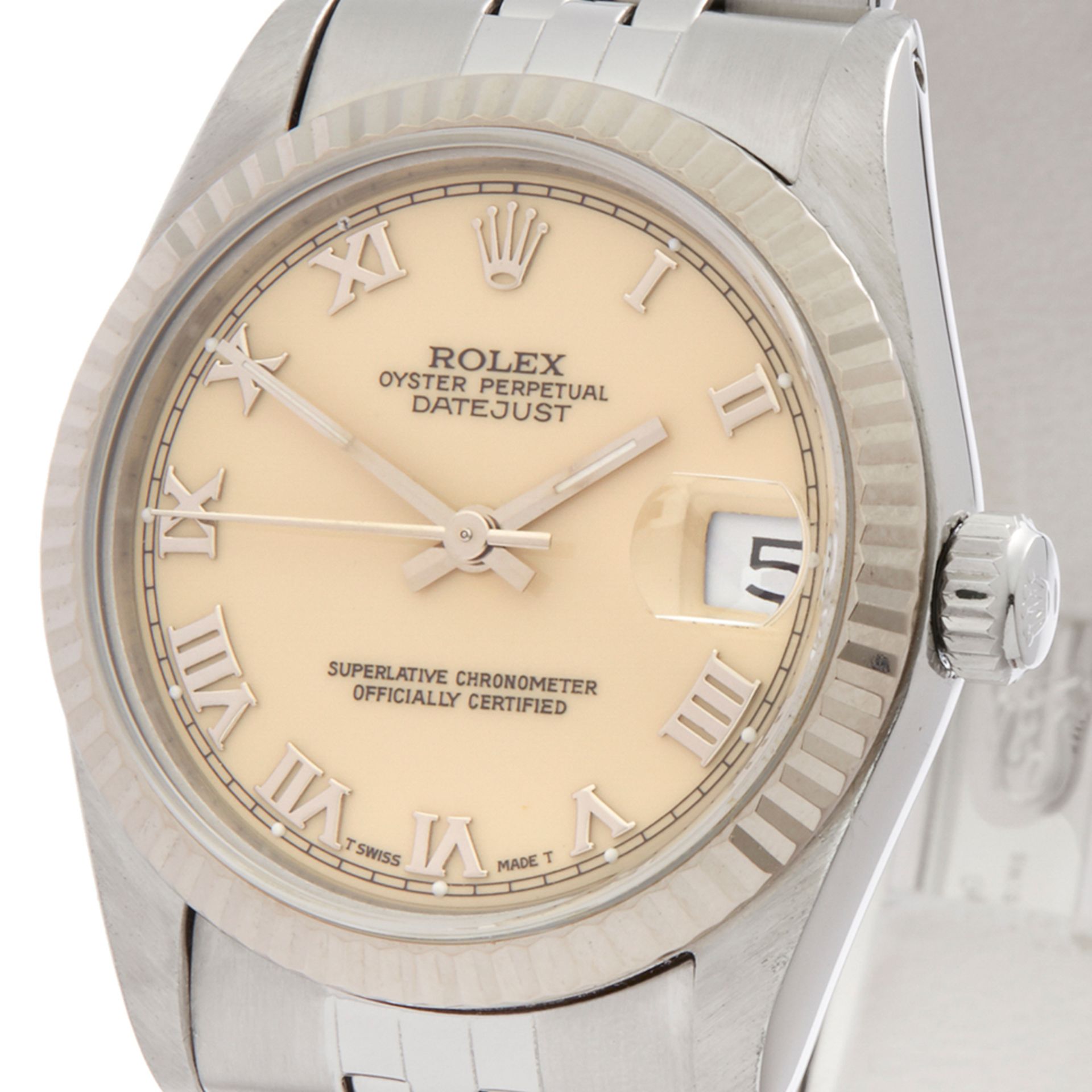 1991 Rolex DateJust 31 18k Stainless Steel & White Gold - 68274 - Image 6 of 11