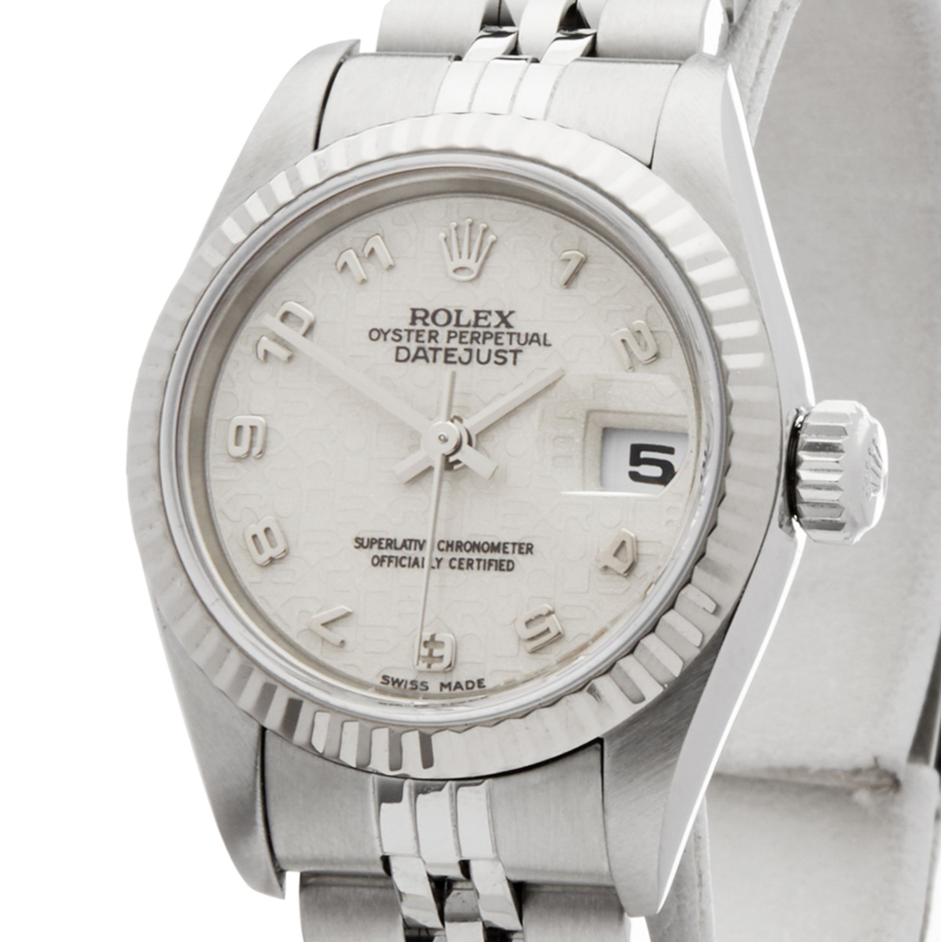 2002 Rolex DateJust 26 18k Stainless Steel & White Gold - 79174 - Image 6 of 7