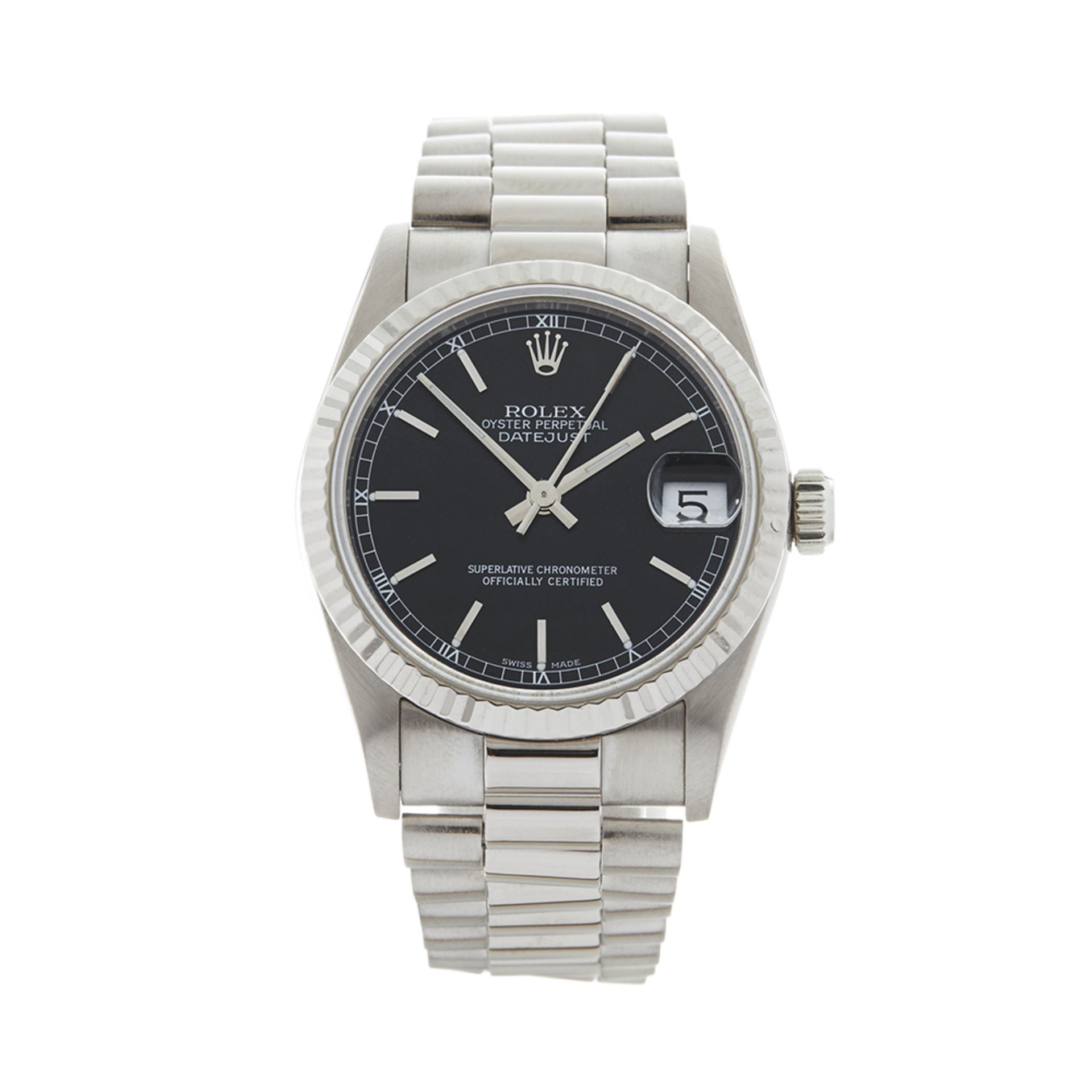 1991 Rolex DateJust 31 18k White Gold - 68279