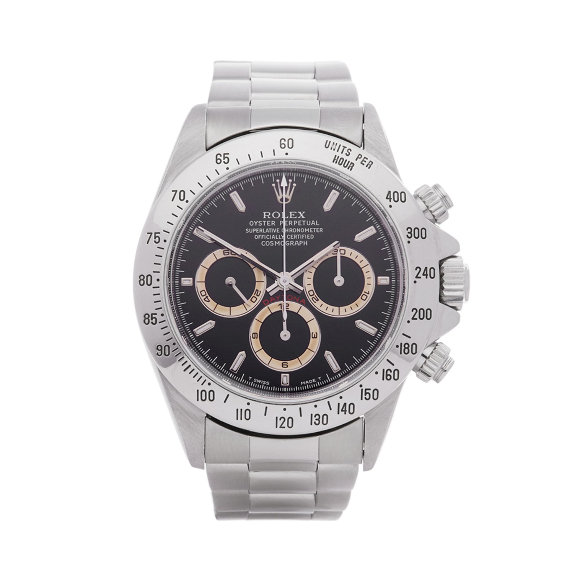 1997 Rolex Daytona Patrizzi Zenith Chronograph Stainless Steel - 16520 - Image 5 of 7