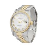 1997 Rolex DateJust 36 Mother of Pearl 18k Stainless Steel & Yellow Gold - 16233