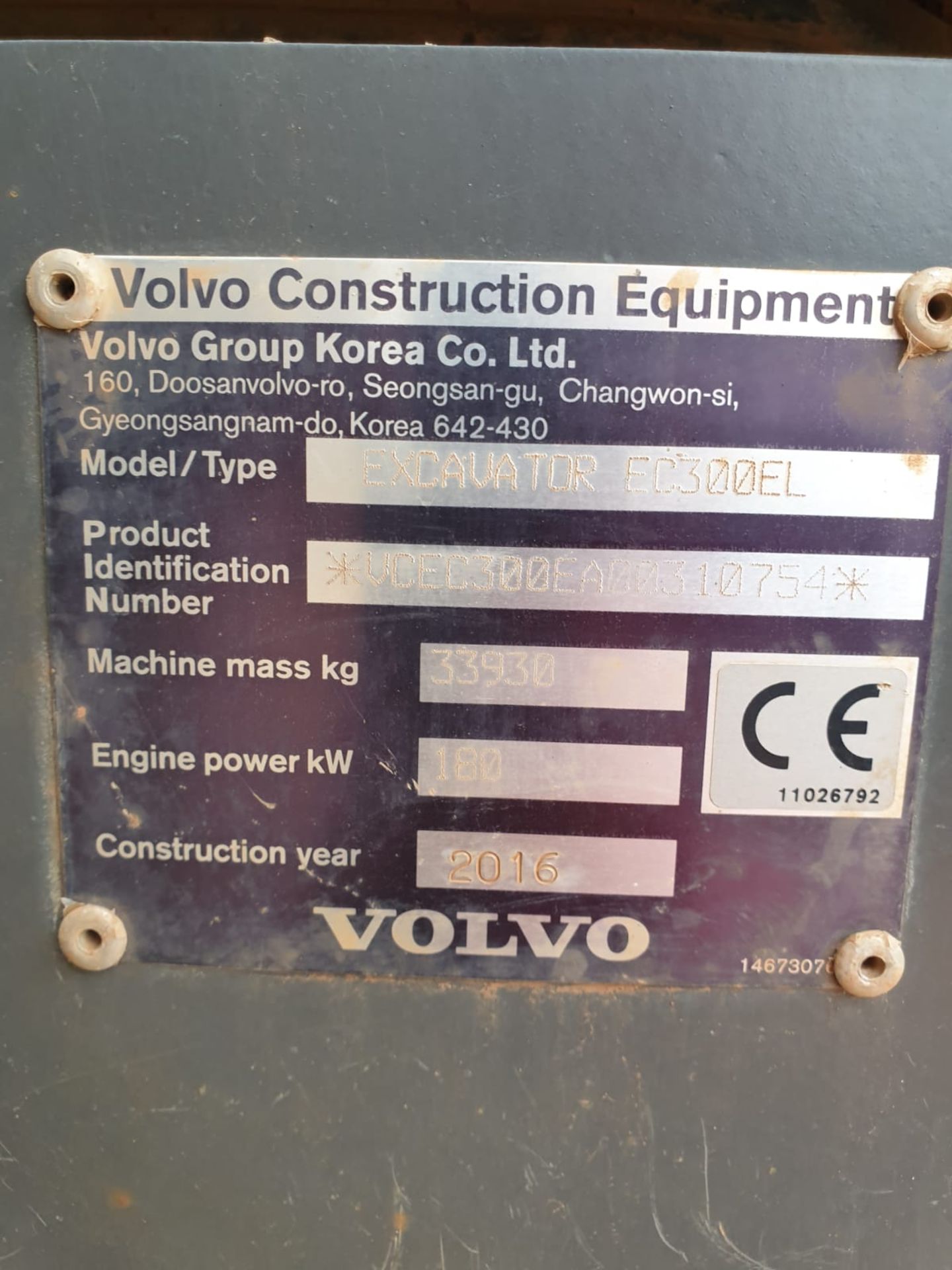 Volvo EC300EL Excavator - Image 17 of 19