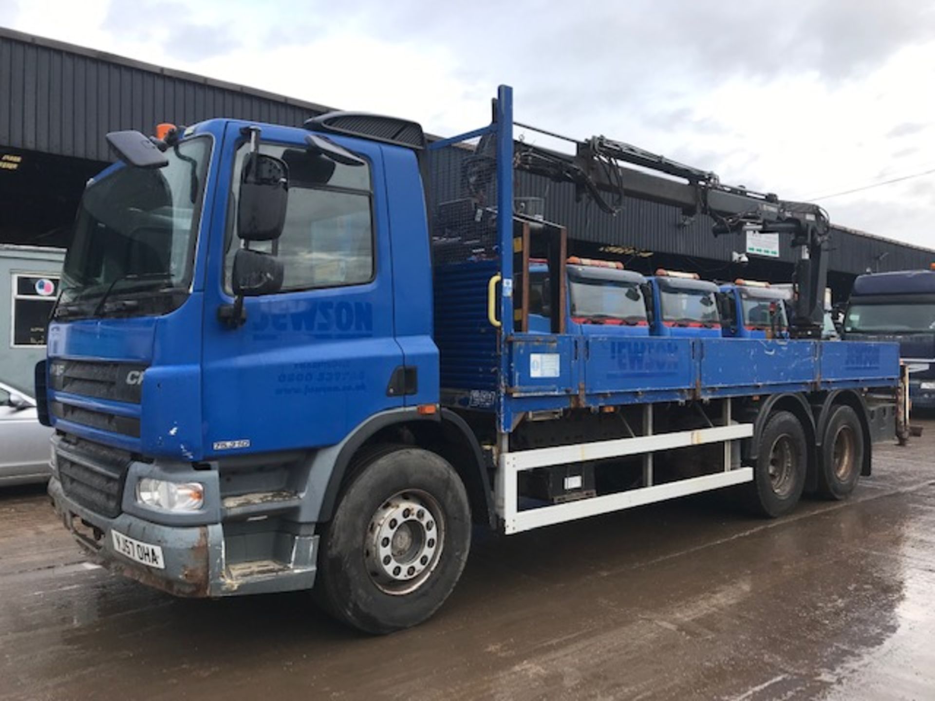 2007 DAF CF75-310 Dropside Hiab - Image 2 of 5