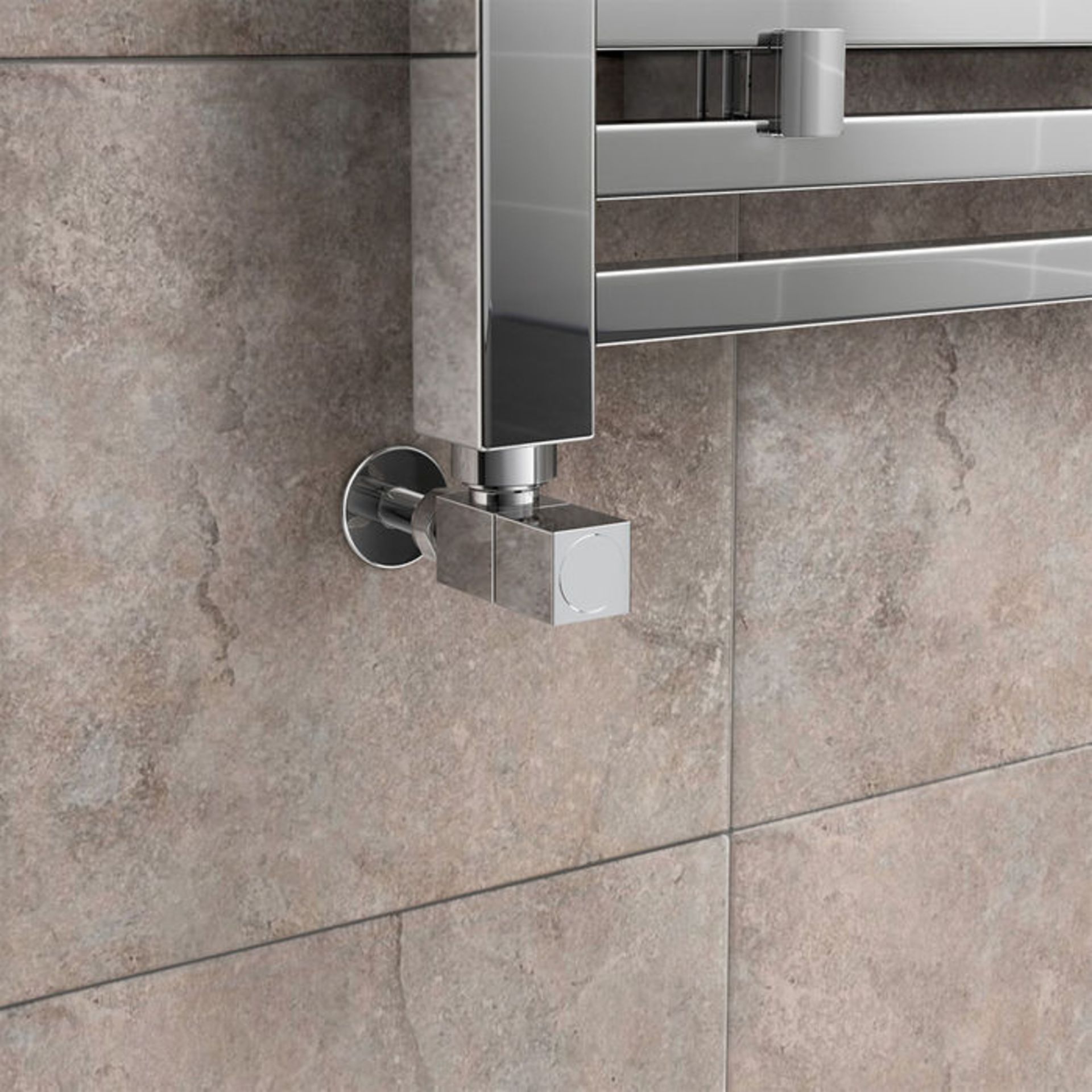 (V23) 15mm Standard Connection Square Angled Chrome Radiator Valves These valves are designed to - Image 3 of 3