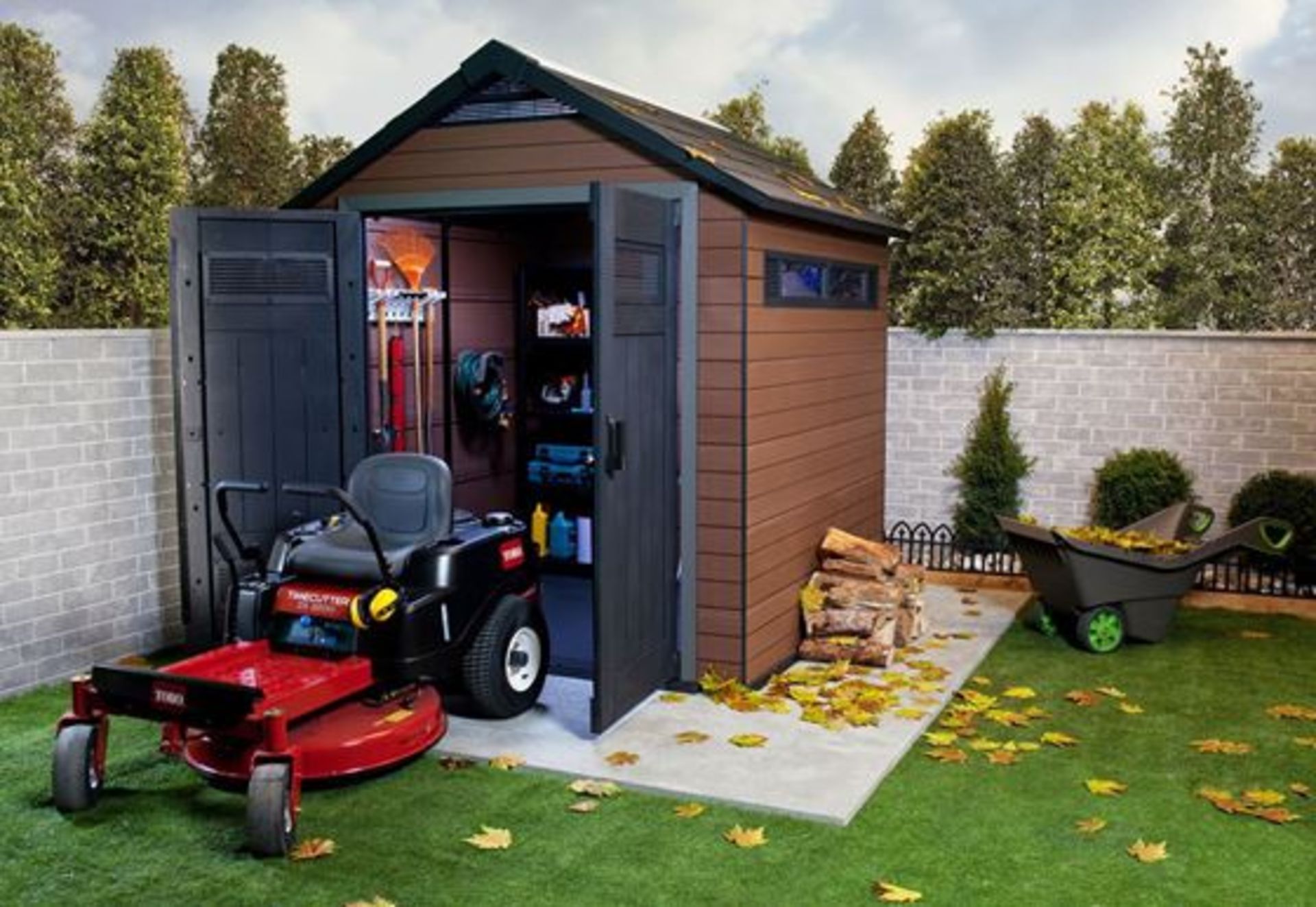Keter Fusion 757 Garden Shed - Image 3 of 3