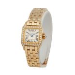 2010 Cartier Santos de Cartier Diamond 18k Yellow Gold - 2853