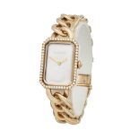 2018 Chanel Montre Premiere Mother of Pearl Diamond 18k Rose Gold - H4412