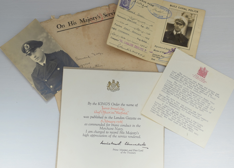 WW2 Commendation Papers Signed By Winston Churchill