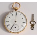 18ct Gold Repeating Pocket Watch & Key