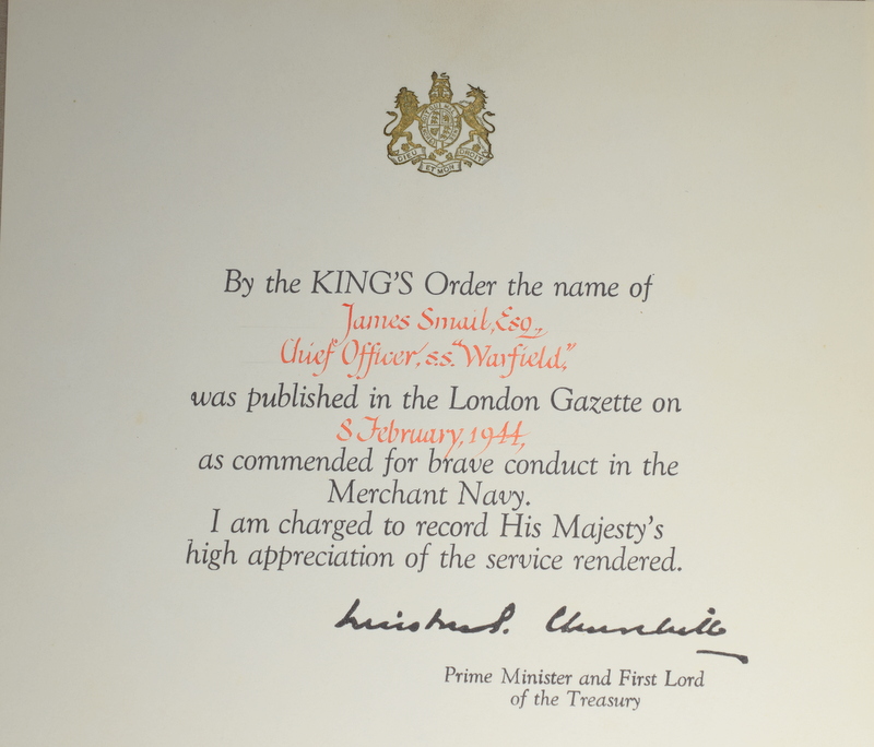 WW2 Commendation Papers Signed By Winston Churchill - Image 7 of 7