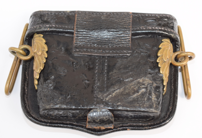 Antique Military Ammo Pouch Or Orders Pouch - Image 2 of 3