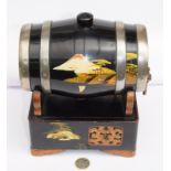 Vintage Japanese Barrel Style Music Box