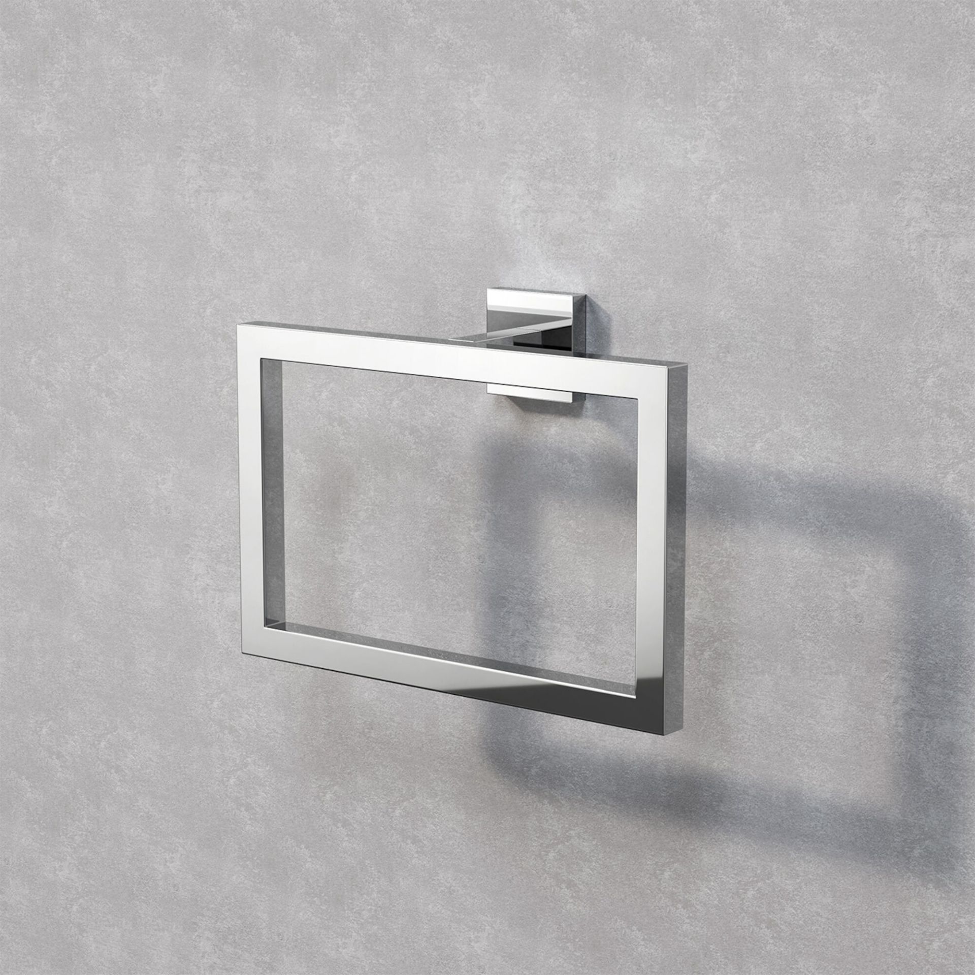 (VZ27) Jesmond Towel Ring Finishes your bathroom with a little extra functionality and style Made