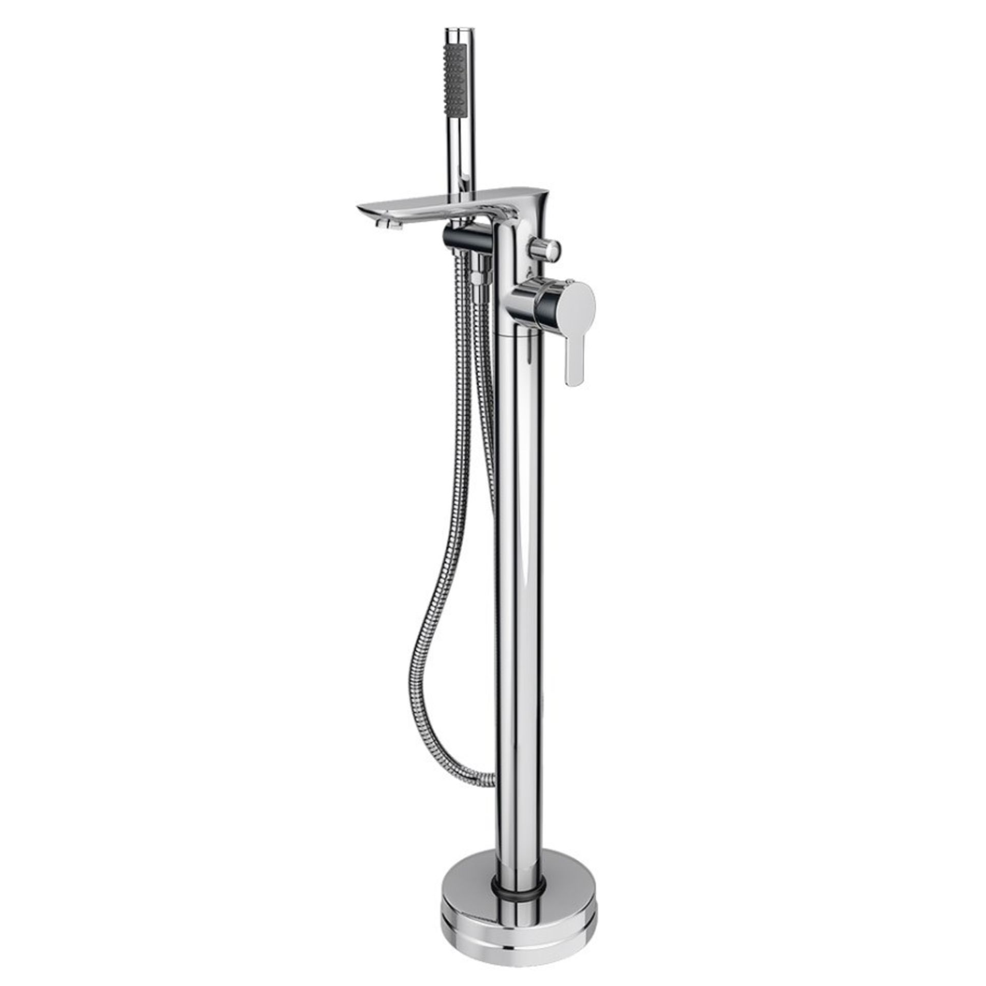 (CS201) Mondella Freestanding Shower Mixer Tap & Hand Held Shower Head. RRP £499.99. Crafted from