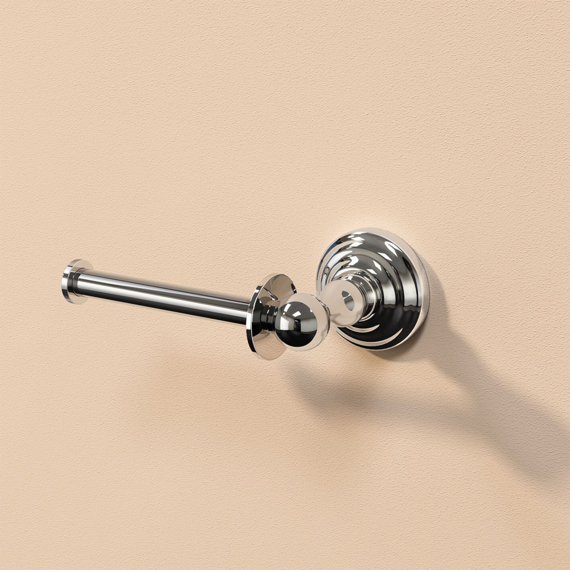 (VZ32) York Toilet Roll Holder Finishes your bathroom with a little extra functionality and style