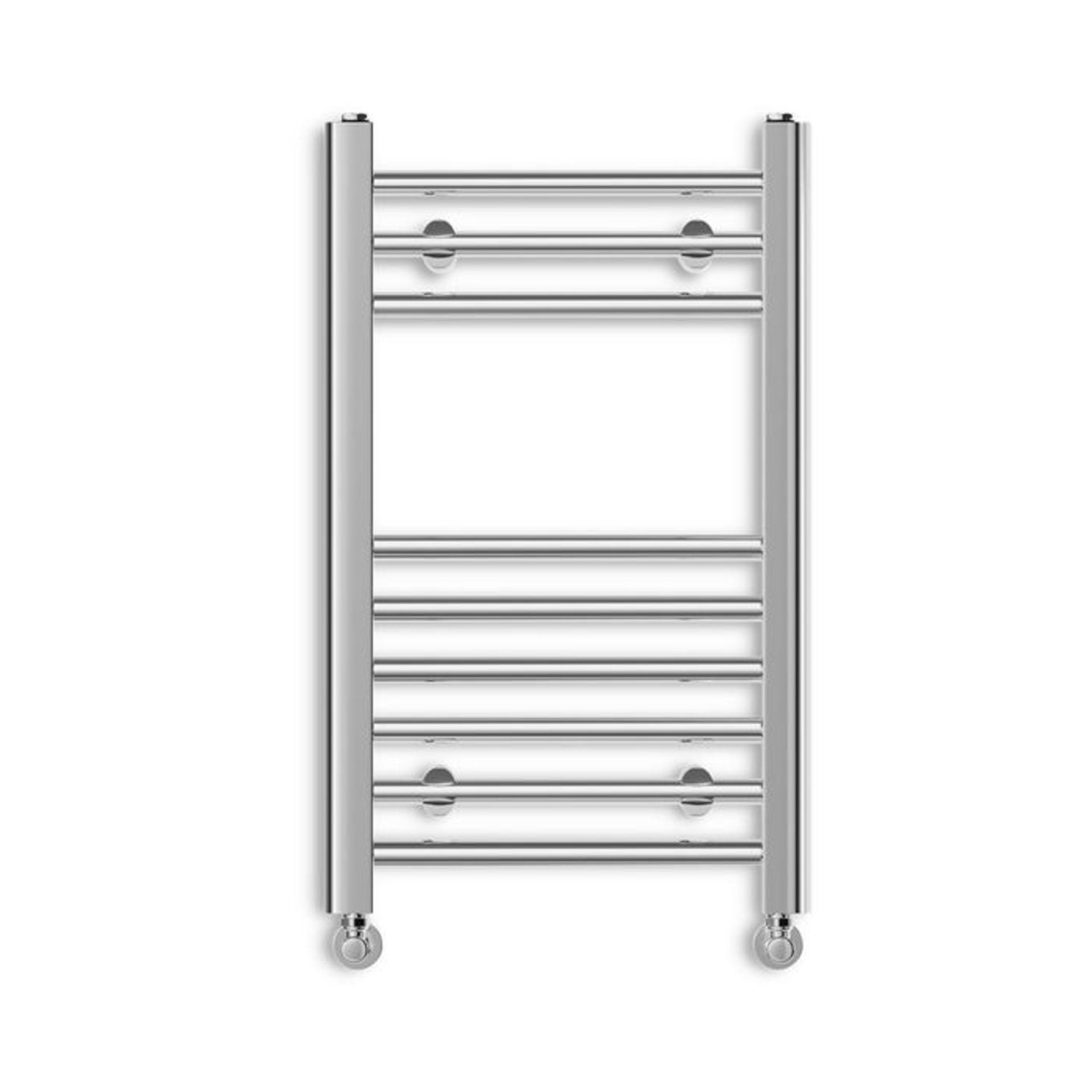 (OS46) 650x400mm Straight Heated Towel Radiator. Low carbon steel chrome plated radiator This chrome - Image 2 of 2