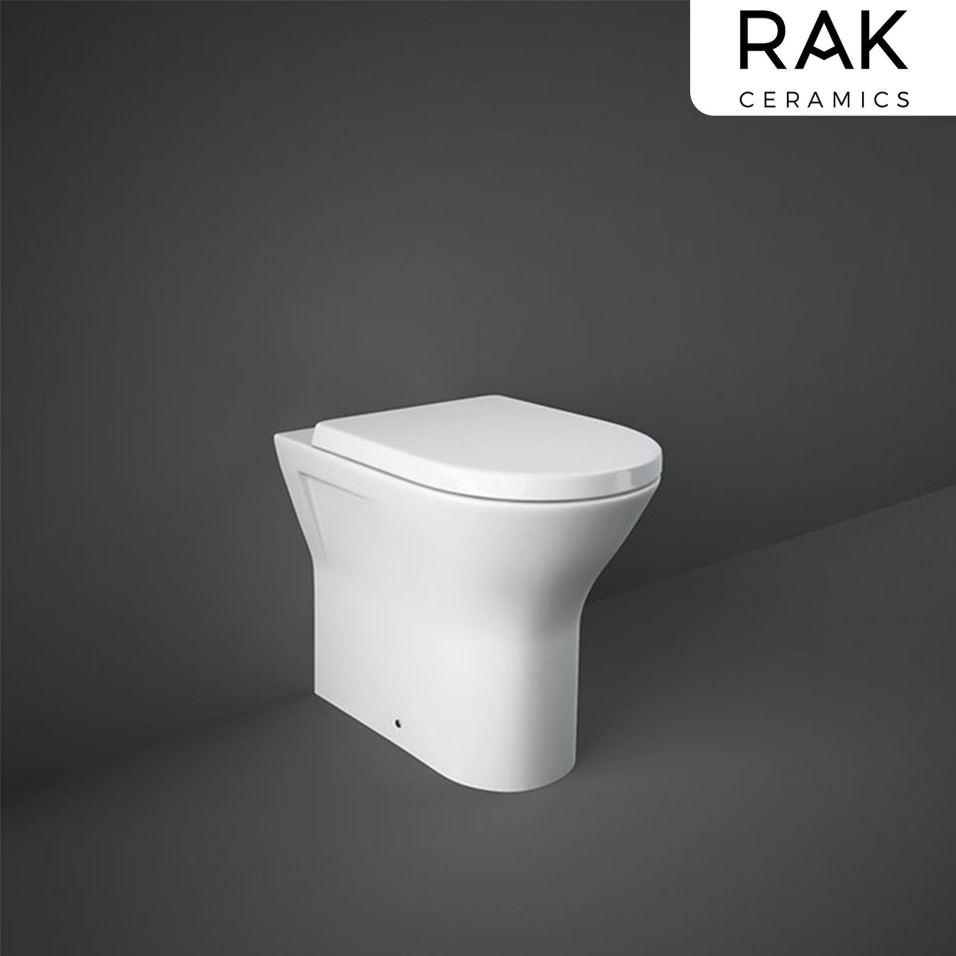 (OS241) RAK Resort Rimless Back to Wall Toilet Rimless design makes it easy to clean Anti-scratch