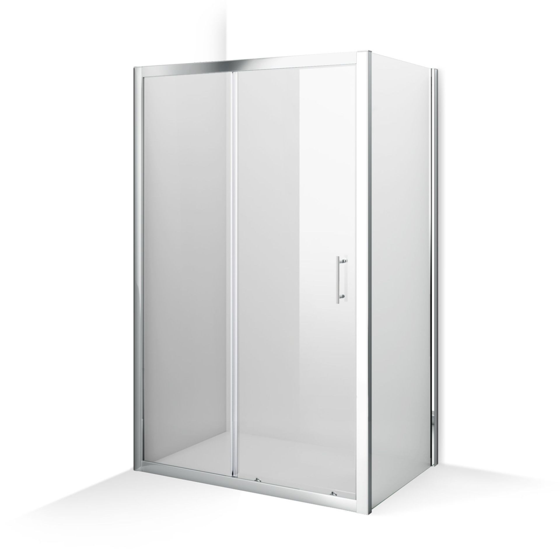 (KL136) 1100x760mm - 6mm - Elements Sliding Door Shower Enclosure. RRP £549.99. 6mm Safety Glass - Image 5 of 5