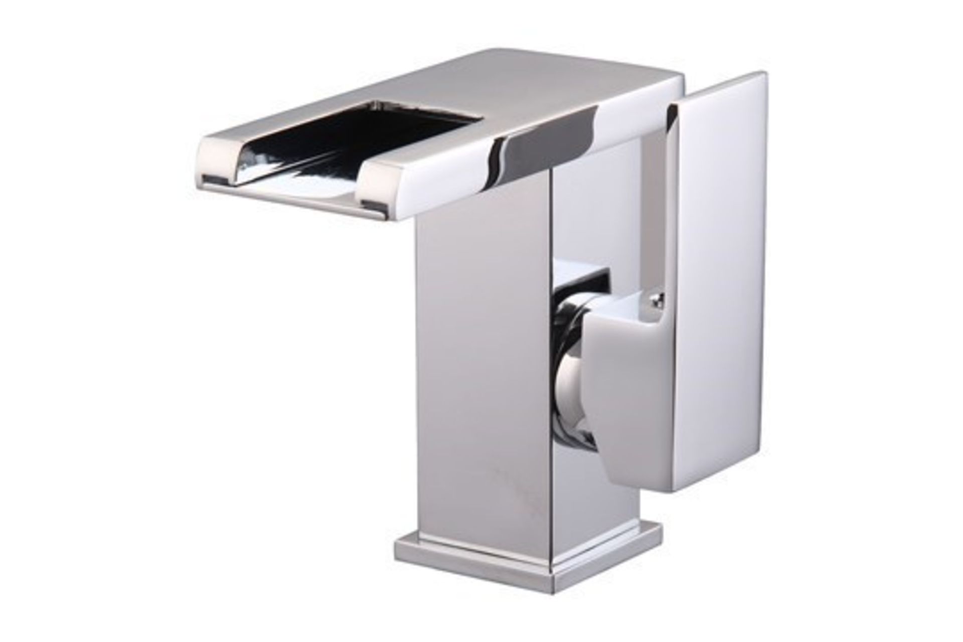(OS254) LED Waterfall Bathroom Basin Mixer Tap. RRP £229.99. Easy to install and clean. All copper - Image 3 of 3