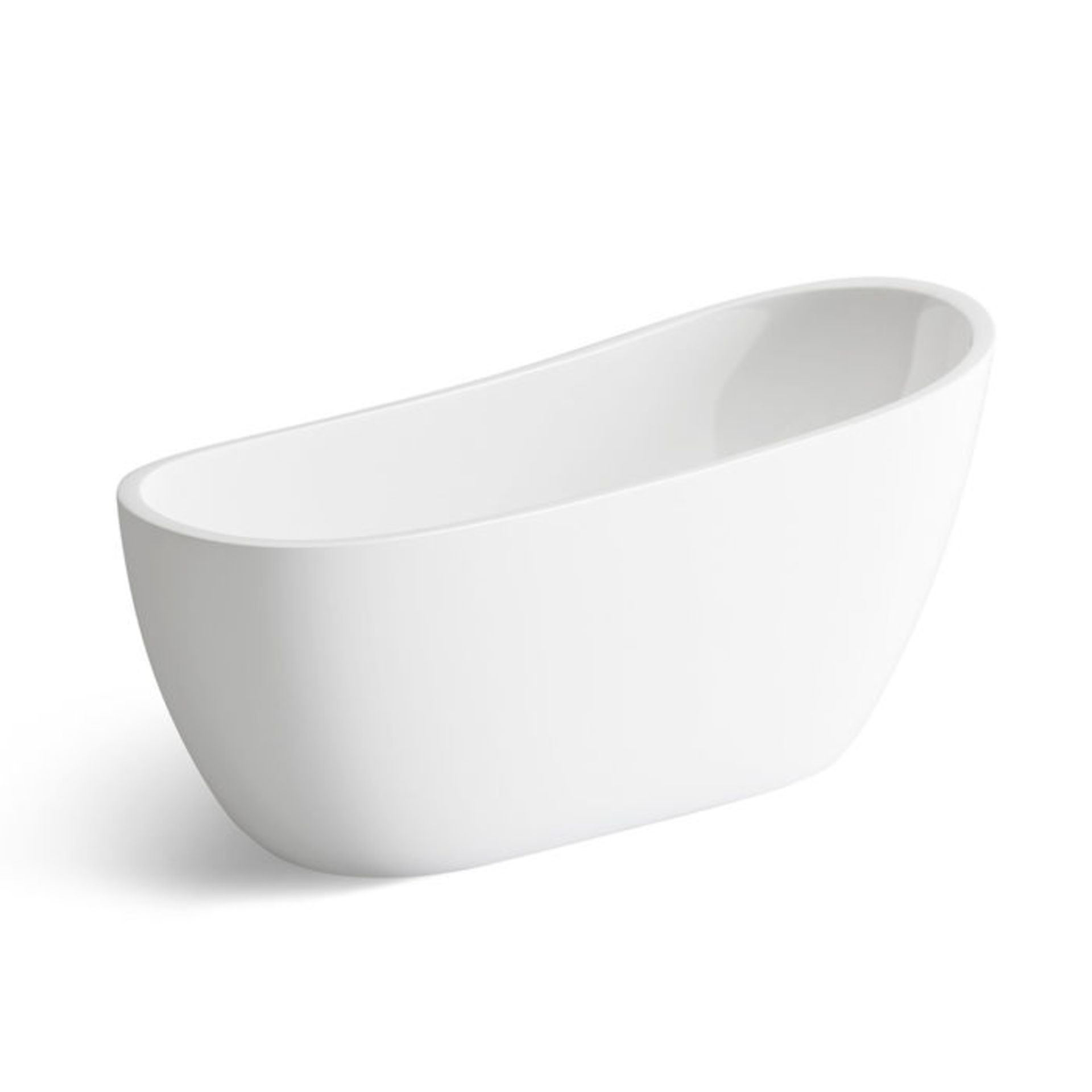 (OS57) 1520mmx720mm Willow Freestanding Bath. Showcasing contemporary clean lines for a centre piece - Image 3 of 4