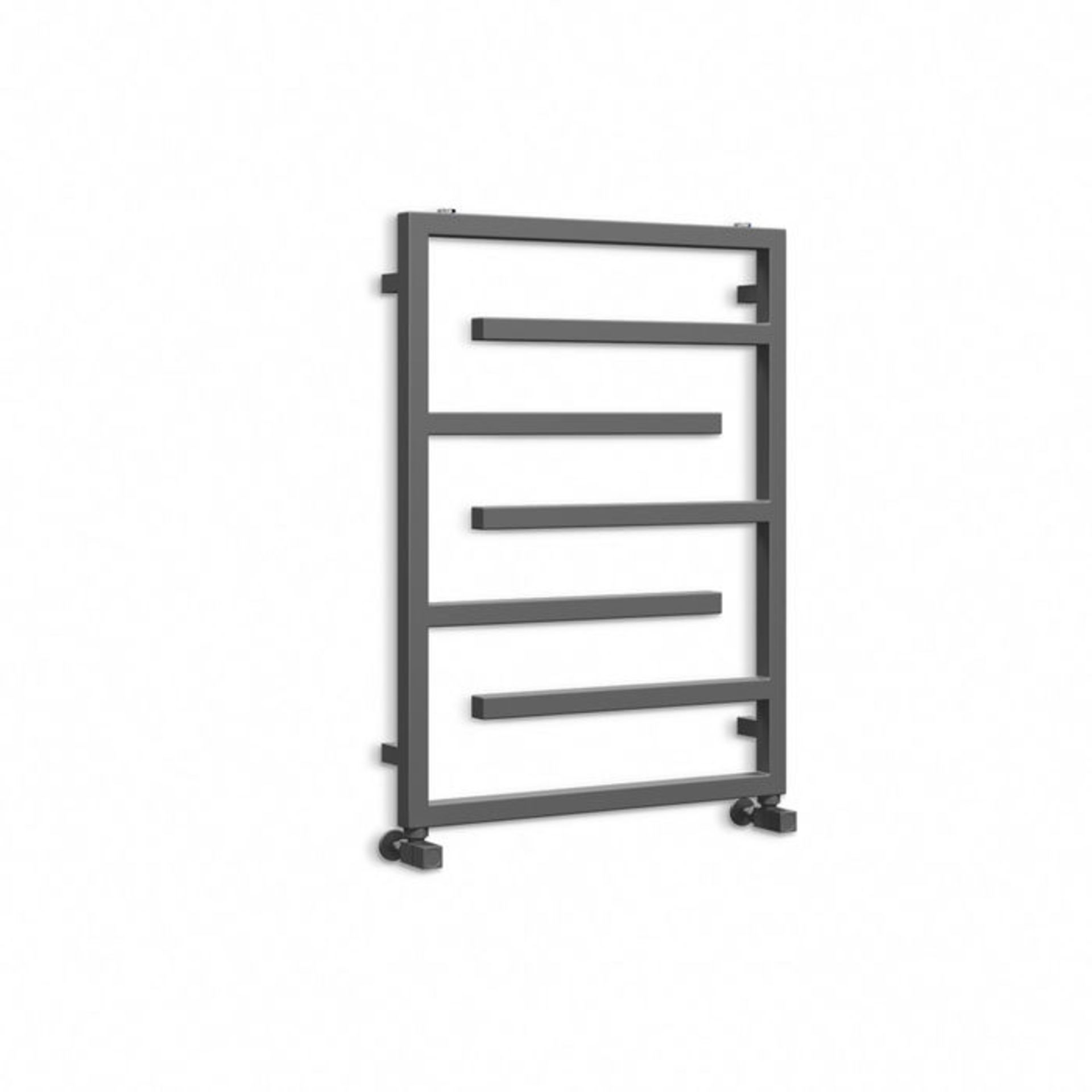 (OS17) 800 x 600mm Anthracite Designer Square Rail Towel Radiator. RRP £434.99. Constructed from - Image 3 of 3