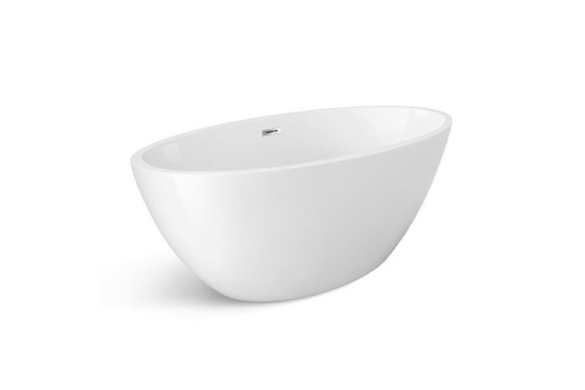 (EY9) 1500x720mm Belle Freestanding Bath. Manufactured from high-quality gloss acrylic for a - Image 2 of 4