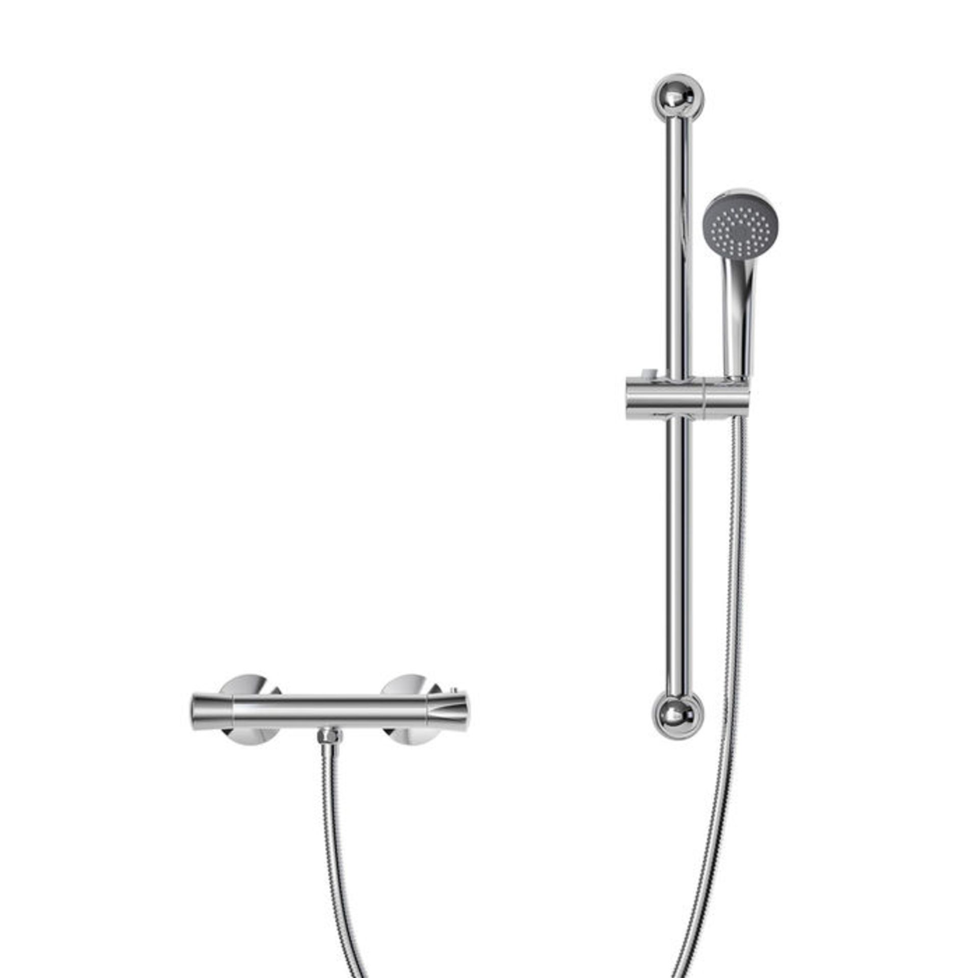 (LX50) Round Bar Mixer Kit. Thermostatic benefits allows complete control over the temperature and - Image 2 of 2