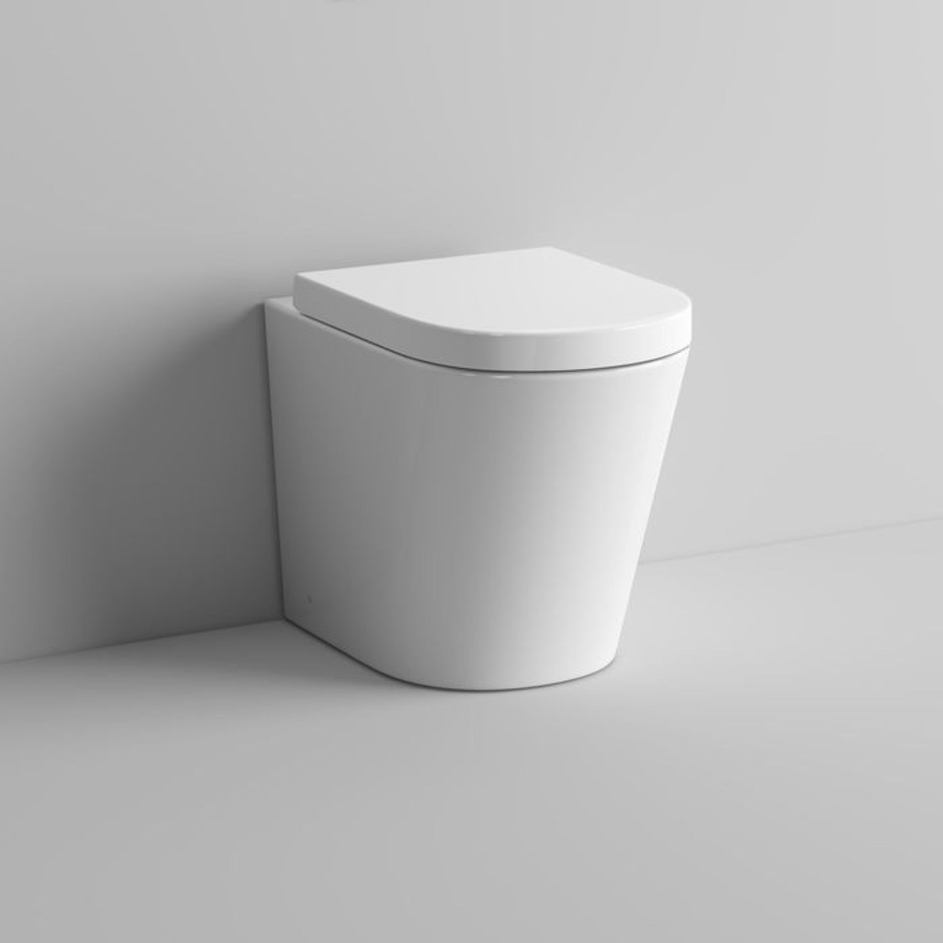 (SA99) Lyon Back to Wall Toilet inc Luxury Soft Close Seat Our Lyon back to wall toilet is made from - Image 3 of 4