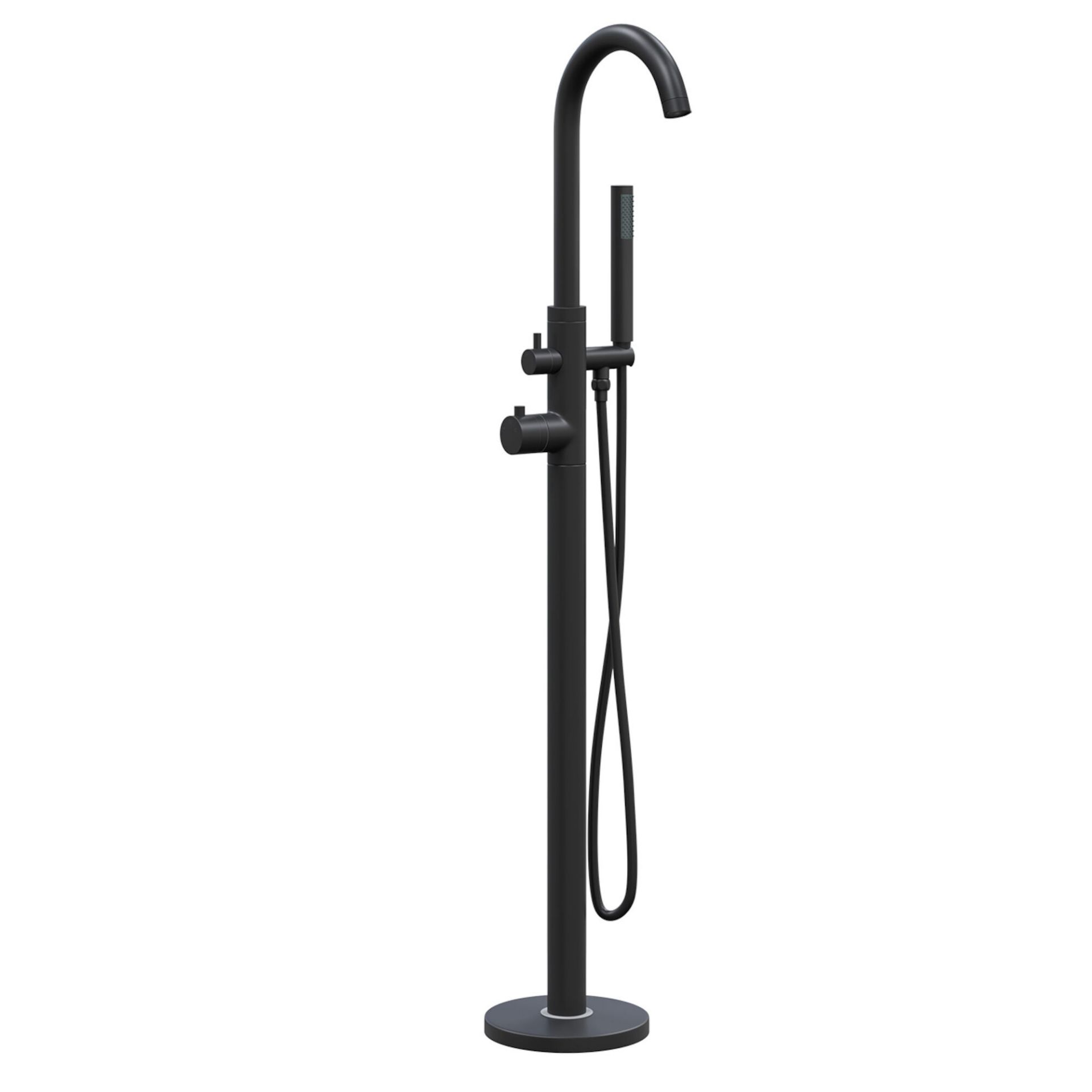 (SA4) Iker Freestanding Theromstatic Bath Tap with Hand Held Shower. RRP £1,132.99. We love this - Image 3 of 3