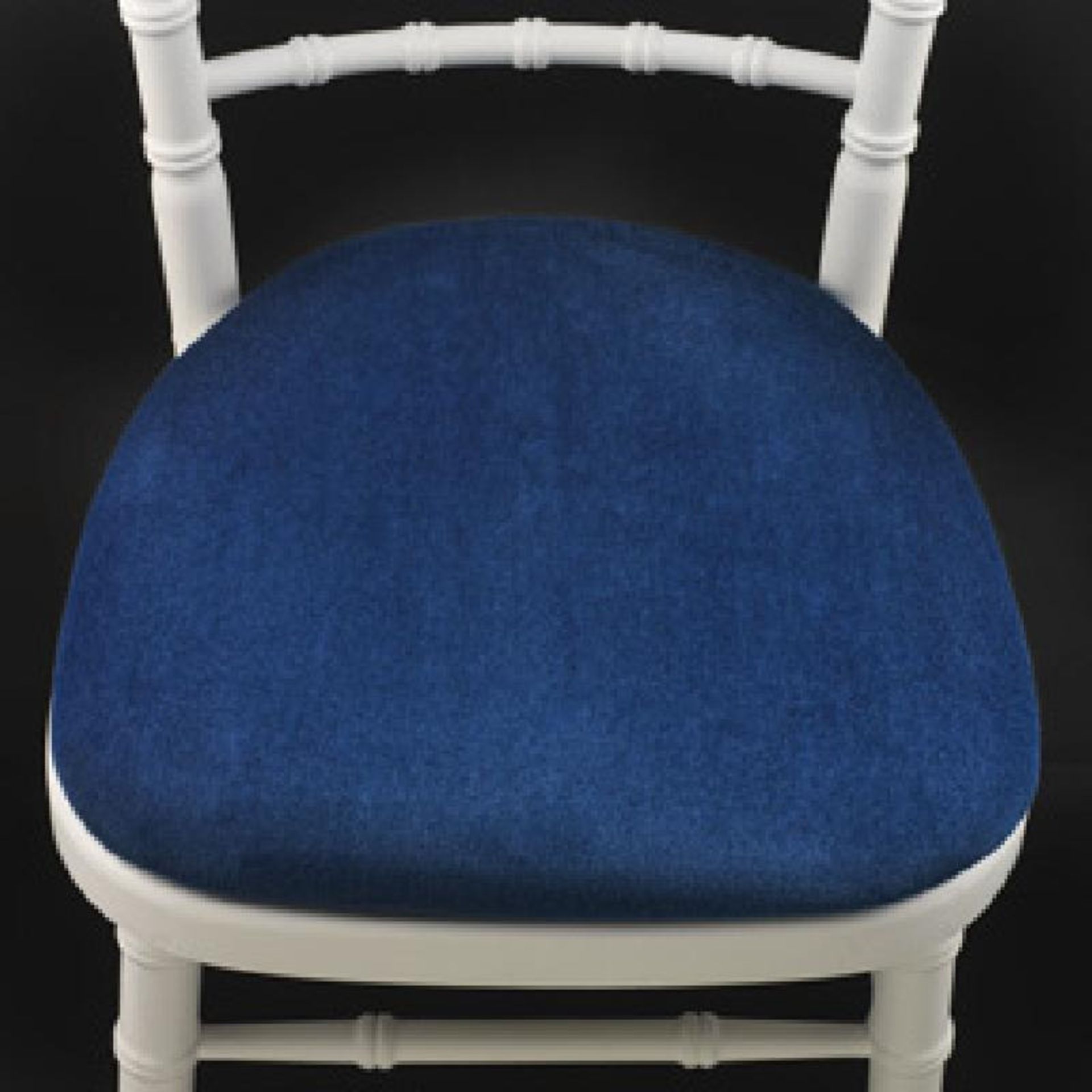 100 x Blue velour seat pads
