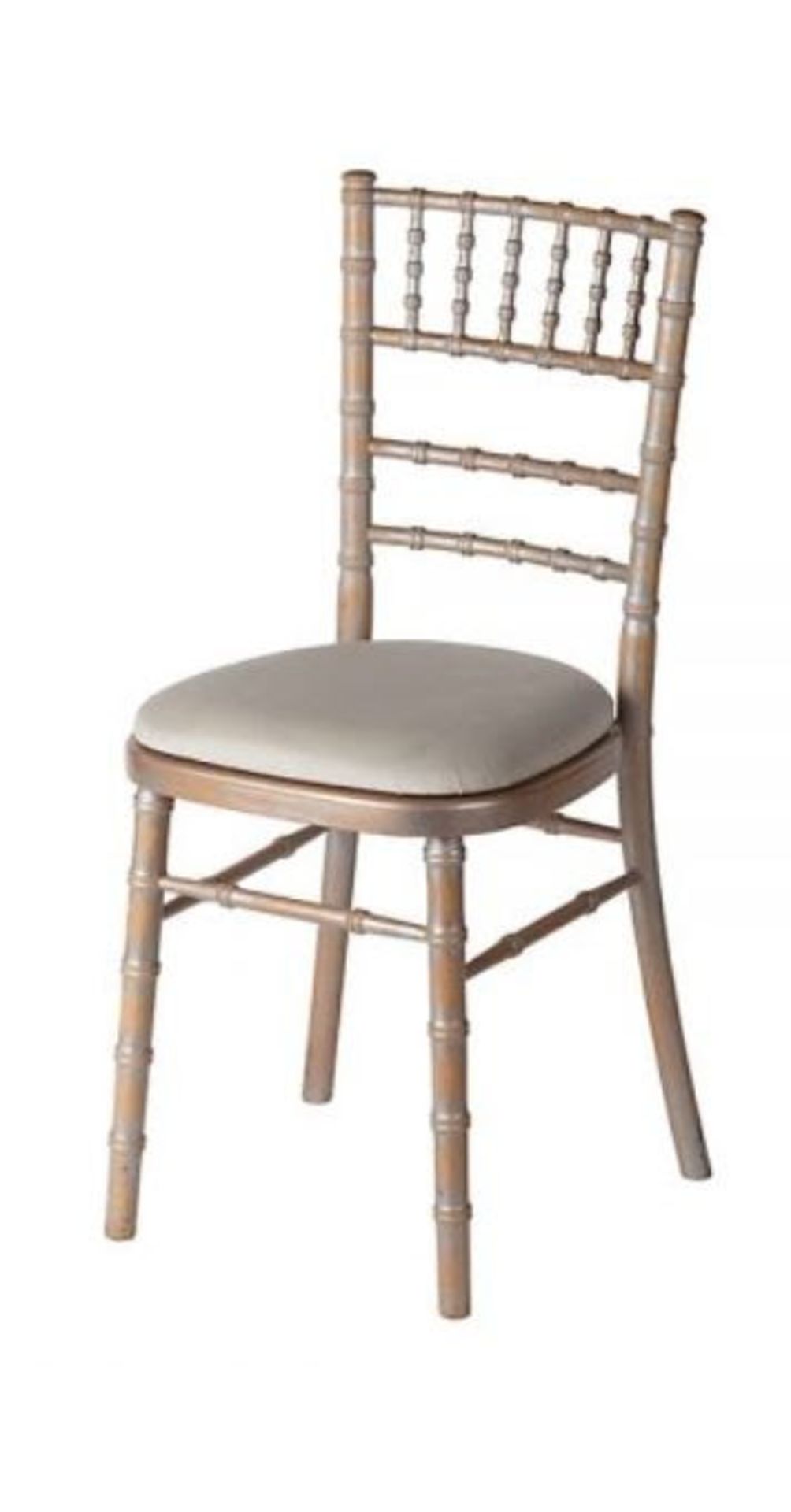 50 x Silver wash Chivari Chair European Beech Wood