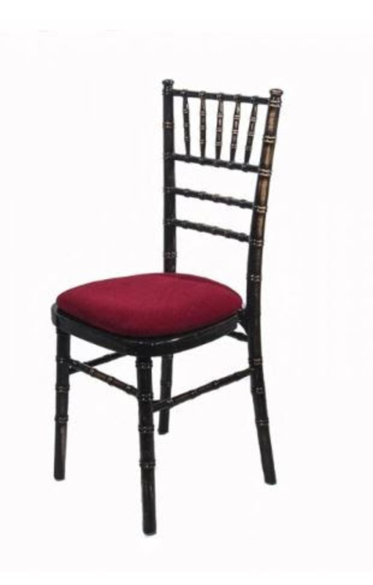 50 x Black Wash Beech Wood Chivari Chair - Image 2 of 2