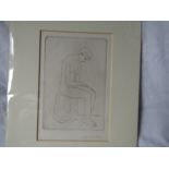 Ian Mortimer, unframed, B 1943, etching 5 ¼’ x 3 ¾’