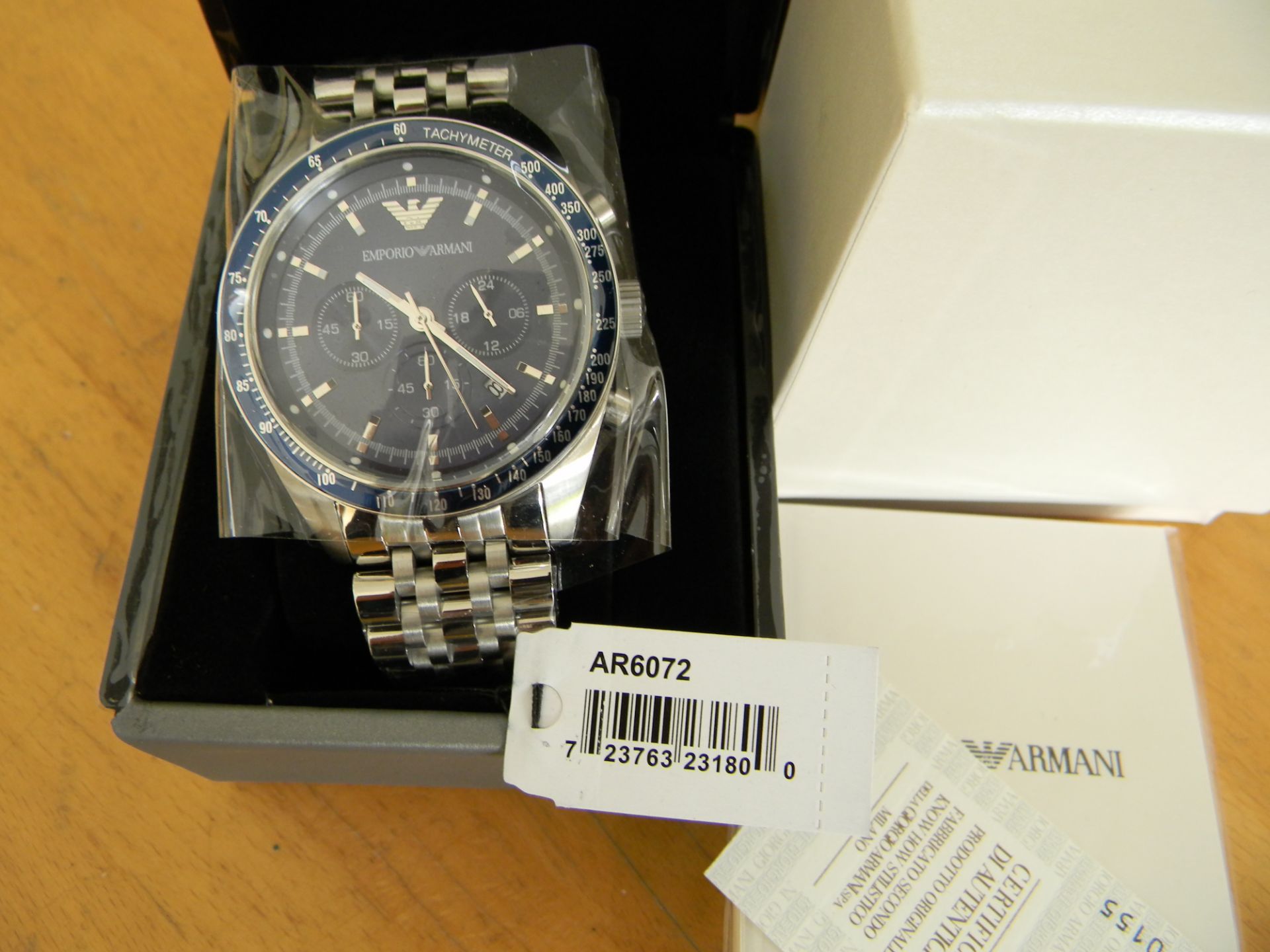 Emporio Armani AR 6072 Men’s Chronograph Watch - Image 2 of 3