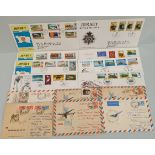 Parcel of 17 Collectable First Day Covers Jersey and Russia 1970's