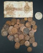 Collectable Coins George V Pound Note and British Coins