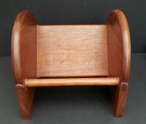 Vintage Carved Hardwood Book Stand