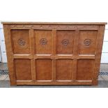 Vintage Thomas Gnomeman Whittaker Hand Adzed Oak Chest c1960'70's