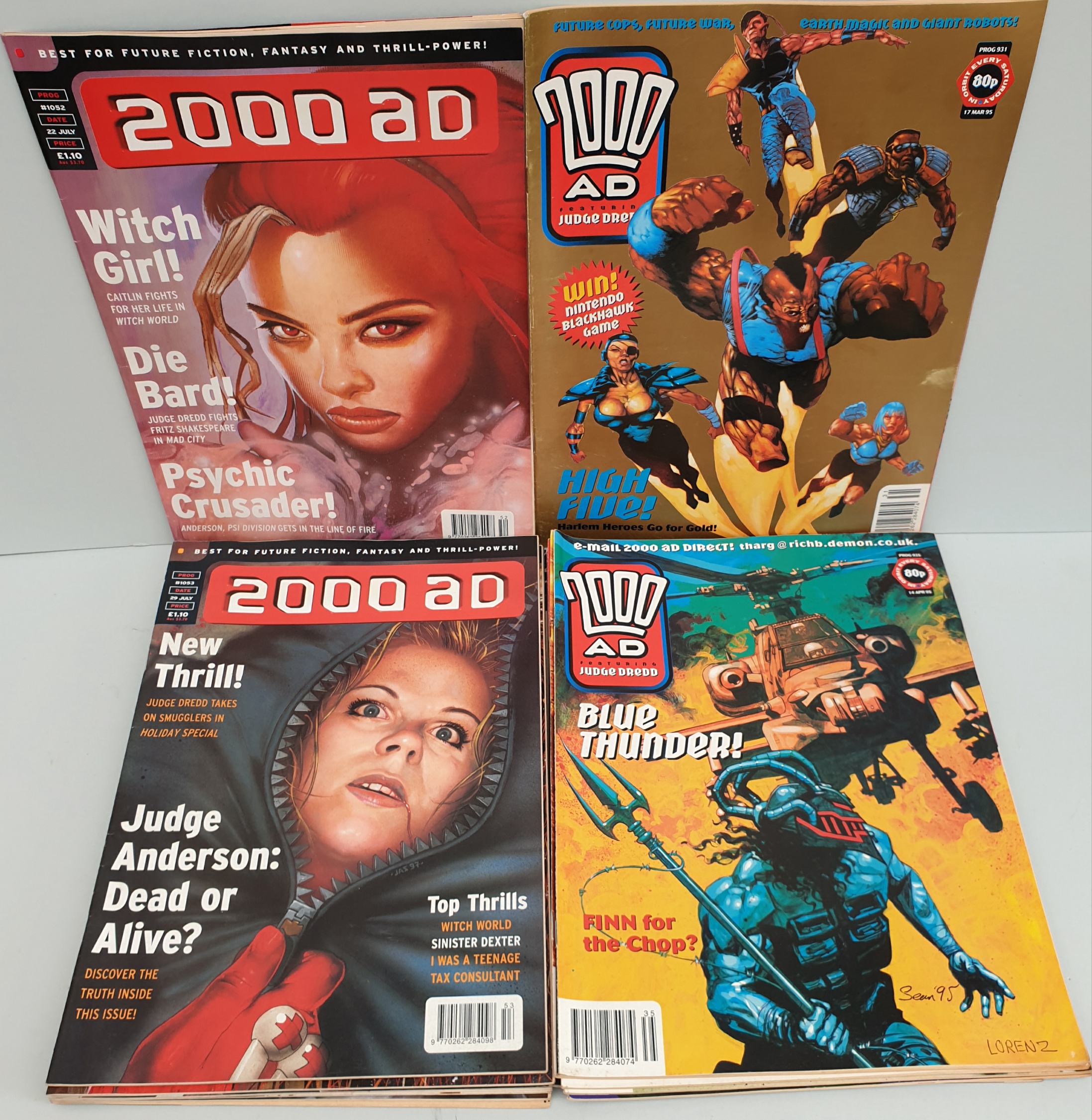 Vintage Parcel of 25 Collectable Comics 2000 AD Judge Dredd - Image 2 of 2