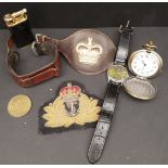 Vintage Parcel Military Items Lighter and Watches