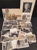 Vintage Parcel WWII Military Photographs Denmark Women's Army