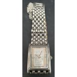 Vintage Stauer Ladies Credit Suisse Platinum Ingot Wrist Watch