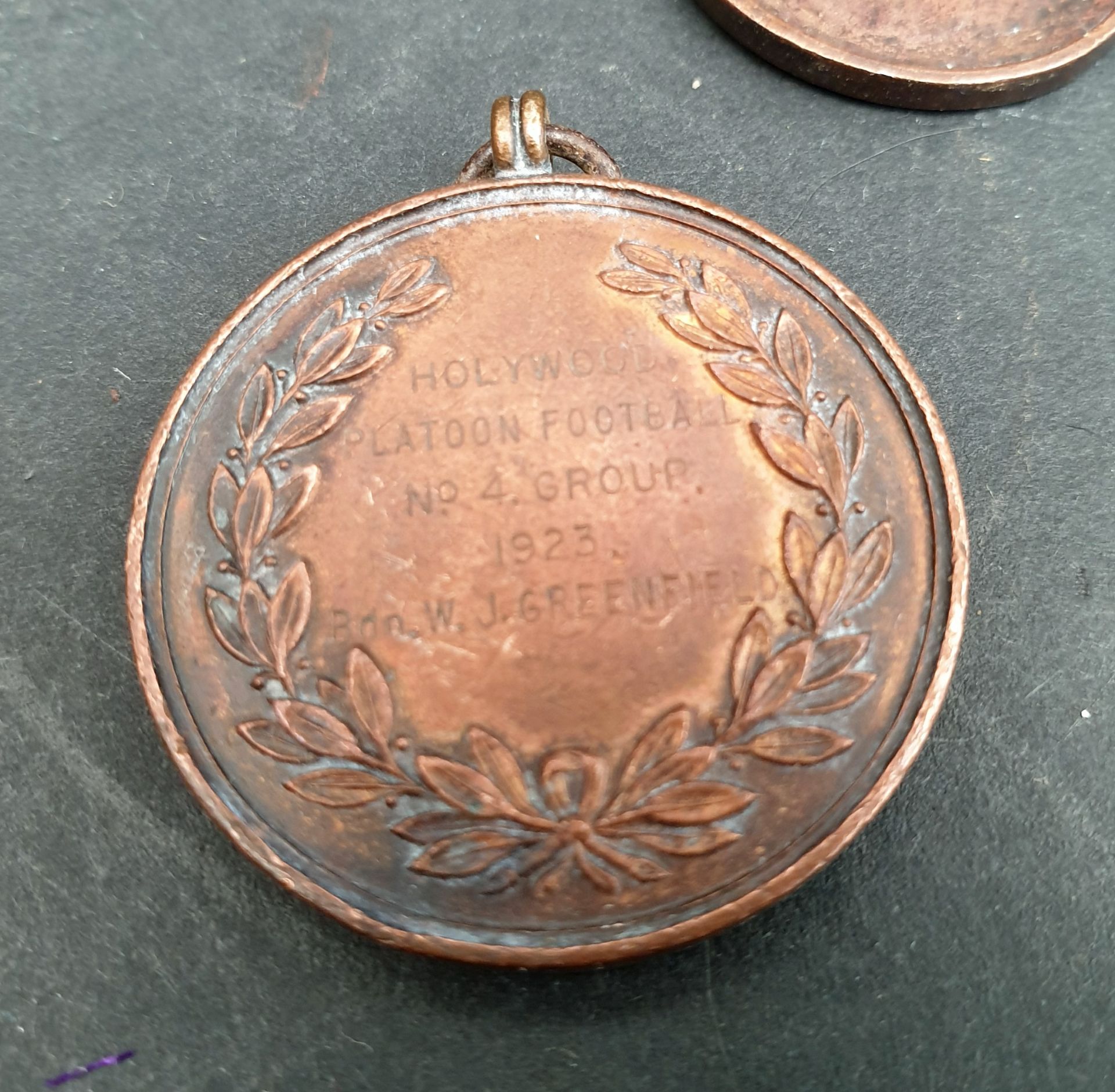 Antique Vintage 5 x Military Royal Navy Sporting and Football Medals 1930's Awarded To Royal Marines - Image 6 of 7
